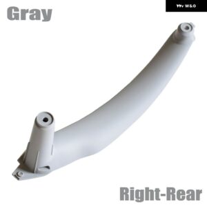 BMW 車右左 インナードア パネル ハンドルプルトリム カバー インテリア E70 X5 E71 E72 X6 SAV 2007-2013 - Gray-Right-Rear