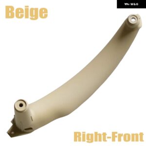 BMW 車右左 インナードア パネル ハンドルプルトリム カバー インテリア E70 X5 E71 E72 X6 SAV 2007-2013 - Beige-Right-Front