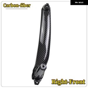 BMW 車右左 インナードア パネル ハンドルプルトリム カバー インテリア E70 X5 E71 E72 X6 SAV 2007-2013 - CF-Right-Front
