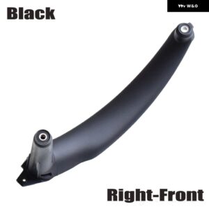BMW 車右左 インナードア パネル ハンドルプルトリム カバー インテリア E70 X5 E71 E72 X6 SAV 2007-2013 - Black-Right-Front