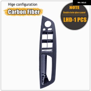 BMW 車 インナードア パネル ハンドルプルトリム カバー E70 X5 E71 E72 X6 2007-2013 カー - LHD Carbon