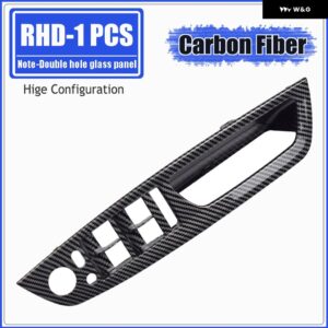 BMW 車 インナードア パネル ハンドルプルトリム カバー E70 X5 E71 E72 X6 2007-2013 カー - RHD Carbon