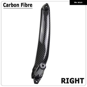BMW 車 インナードア パネル ハンドルプルトリム カバー E70 X5 E71 E72 X6 2007-2013 カー - Carbon F-Right