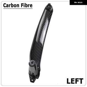 BMW 車 インナードア パネル ハンドルプルトリム カバー E70 X5 E71 E72 X6 2007-2013 カー - Carbon F-Left
