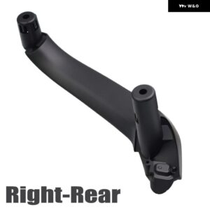 BMW インナードア インナードア ハンドルプル ABS トリム X3 X4 F25 F26 2010-17 ブラック - Black-Right-Rear