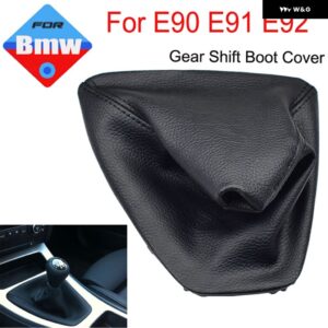 BMW ギアスティックシフト マニュアル シフトブーツブラックレザー ブーツフレーム E30 E36 E39 E46 E81 E82 E87 E88 E90 E91 E92 E93 - E90