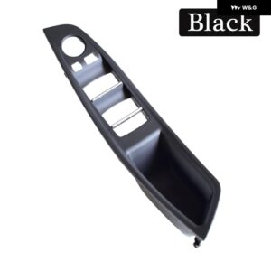 BMW ABS インナードア ハンドルパネル プルトリム カバー 5シリーズ F10 F11 520D 530D 535I 550I 51417225857 51417225853 - Black-Panel