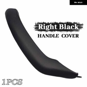 BMW X3 X4 F25 F26 2010-2016 車内助手席ドアハンドルグラブブラックレザー カバー トリム 交換 - 1-Right-Black