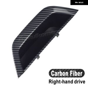 BMW 車 インテリア インナードア ハンドルプルトリム 互換性 F25 F26 X3 X4 2011-2017 フロント左側 - Carbon Fiber RHD