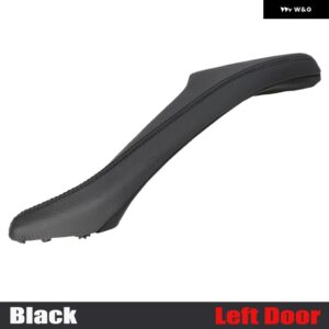 BMW インナーハンドル インテリア ドアパネル プルトリム カバー リア F10 F18 5シリーズ 2010-2017 交換部品 - Black-Left-LHD