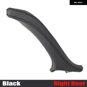BMW インナーハンドル インテリア ドアパネル プルトリム カバー リア F10 F18 5シリーズ 2010-2017 交換部品 - Black-Right-LHD