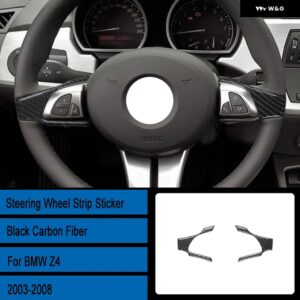 BMW Z4 E85 37834 カーボン インテリア ステアリングホイール カバー トリム ステッカー - G2