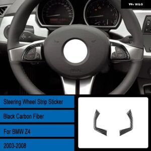 BMW Z4 E85 37834 カーボン インテリア ステアリングホイール カバー トリム ステッカー - G4