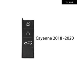 ポルシェ 交換用ゴムボタン 9YA カイエン 971 パナメーラキーシェル 3 ボタン リモートキーフォブケースゴムパッド リモートキー - E