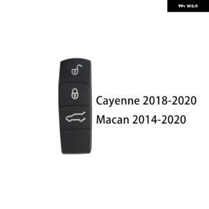 ポルシェ 交換用ゴムボタン 9YA カイエン 971 パナメーラキーシェル 3 ボタン リモートキーフォブケースゴムパッド リモートキー - a