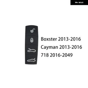 ポルシェ 交換用ゴムボタン 9YA カイエン 971 パナメーラキーシェル 3 ボタン リモートキーフォブケースゴムパッド リモートキー - c