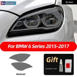 BMW スモークブラック TPU ステッカー ヘッドライト フィルム F40 F22 F44 F30 F31 G20 F34 F32 F36 F10 G30 F06 F07 F12 F01 G11 - The 6 15-17