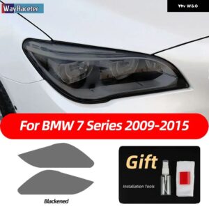 BMW スモークブラック TPU ステッカー ヘッドライト フィルム F40 F22 F44 F30 F31 G20 F34 F32 F36 F10 G30 F06 F07 F12 F01 G11 - The 7 09-15