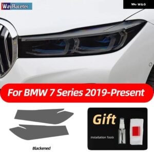 BMW スモークブラック TPU ステッカー ヘッドライト フィルム F40 F22 F44 F30 F31 G20 F34 F32 F36 F10 G30 F06 F07 F12 F01 G11 - The 7 19-On
