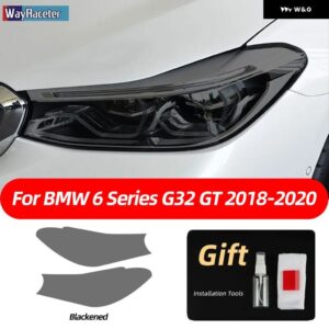BMW スモークブラック TPU ステッカー ヘッドライト フィルム F40 F22 F44 F30 F31 G20 F34 F32 F36 F10 G30 F06 F07 F12 F01 G11 - G32 18-20
