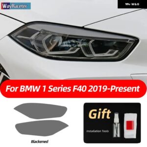 BMW スモークブラック TPU ステッカー ヘッドライト フィルム F40 F22 F44 F30 F31 G20 F34 F32 F36 F10 G30 F06 F07 F12 F01 G11 - F40 20-On