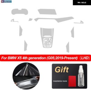 BMW 車内中央コンソール ギア ダッシュボード ナビゲーション画面フィルム X5 G05 2019-21 M50I M コンペティション - Left hand drive 2