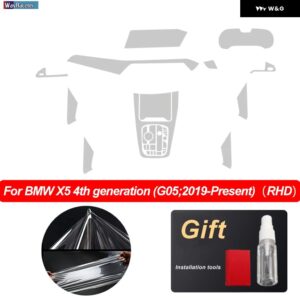 BMW 車内中央コンソール ギア ダッシュボード ナビゲーション画面フィルム X5 G05 2019-21 M50I M コンペティション - Right hand drive 2