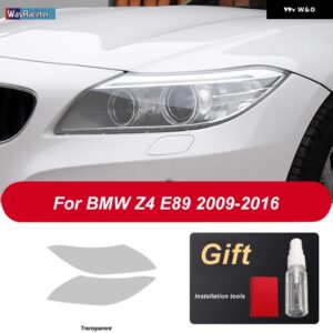 BMW 2個 ヘッドライト フィルム ヘッドランプ 修復クリア黒 TPU ステッカー Z4 E89 G29 2009-ON - 2009-2016 T