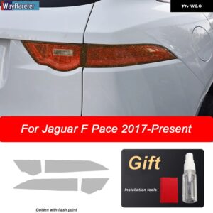 ジャガー ヘッドライト フィルム テールライト クリア TPU ステッカー F ペース 2017-20 - Taillight G