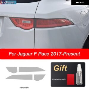 ジャガー ヘッドライト フィルム テールライト クリア TPU ステッカー F ペース 2017-20 - Taillight T