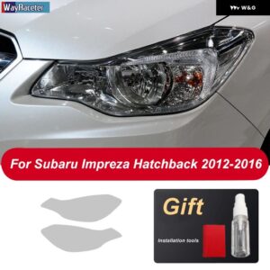 スバル フロントライトクリア TPU ステッカー ヘッドライト フィルム フォスター WRX BRZ アウトバックレガシィインプレッサ - Impreza 12-16
