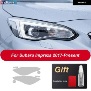 スバル フロントライトクリア TPU ステッカー ヘッドライト フィルム フォスター WRX BRZ アウトバックレガシィインプレッサ - Impreza 17-On