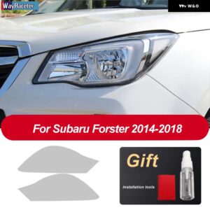 スバル フロントライトクリア TPU ステッカー ヘッドライト フィルム フォスター WRX BRZ アウトバックレガシィインプレッサ - Forster 14-18