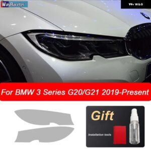 BMW フロントライトクリア TPU ステッカー ヘッドライト フィルム F30 G30 G20 F40 F22 F32 F10 G32 G11 G15 F34 F07 F36 - G20 G21 19-On