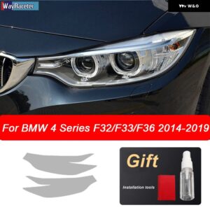 BMW フロントライトクリア TPU ステッカー ヘッドライト フィルム F30 G30 G20 F40 F22 F32 F10 G32 G11 G15 F34 F07 F36 - F32 33 36 14-19