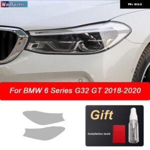 BMW フロントライトクリア TPU ステッカー ヘッドライト フィルム F30 G30 G20 F40 F22 F32 F10 G32 G11 G15 F34 F07 F36 - G32 18-20