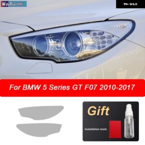 BMW フロントライトクリア TPU ステッカー ヘッドライト フィルム F30 G30 G20 F40 F22 F32 F10 G32 G11 G15 F34 F07 F36 - F07 10-17