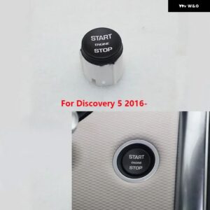 ランドローバー 点火 エンジン スタートストップ スイッチ ボタン カバー キャップ蓋トリム ディスカバリー 4 5 レンジローバー スポーツ EVOQUE VELAR - F