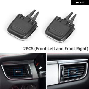 ポルシェ フロントリア A/C ベント クリップキット 空調アウトレットタブクリップ マカン 2014-16 - 2pcs Front