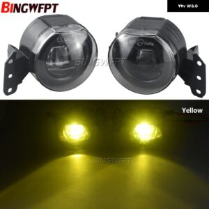 BMW 2 X LED フォグライト 車レンズフォグ デイタイム ランニングランプ DRL 12V E60 E90 E63 E46 323I 325I 335I 328I 525I 530I 545I 550I - LED-Yellow