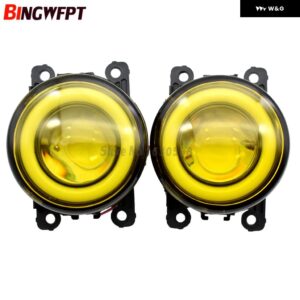 スバル 2X エンジェルアイズ カースタイリング LED フォグランプ XV CROSSTREK 2013-2015 フォレスター 2013 - LED-Yellow