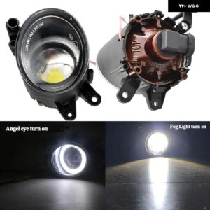 アウディ 2個 LED フォグライト ハロゲン フォグランプ A4 B6 セダン アバントクワトロ 37012 - LED-Angeleye