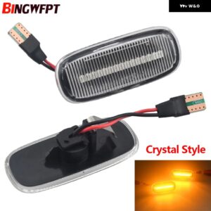 アウディ 流水ウインカー LED ダイナミック ウィンカーライト A2 A3 8L A4 B5 A6 4B C5 A8 4D TT 8N サイド マーカー 点滅 インジケータ ー - Dynamic Crystal Type