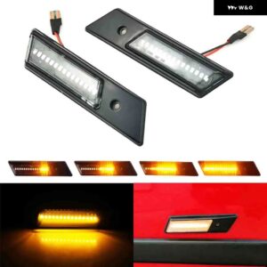 BMW ダイナミック フェンダー ウインカー E32 E34 E36 LED ライトサイド マーカー ランプ 1990-1996 M3 M5 3 5 7シリーズ - Dynamic clear