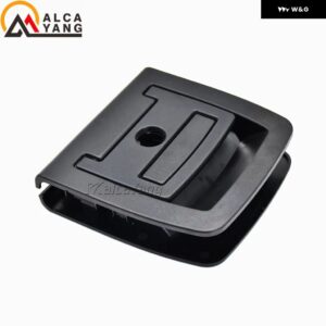 BMW E70 X5 E71 X6 2006-2013 51476958161 トランク テールカバー 底板マットフロア ハンドル - Black With Lock Hole