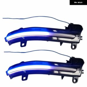 BMW バックミラー ダイナミック ウインカー ウィンカー LED ライト F20 F30 F31 F21 F22 F23 F32 F33 F34 X1 E84 F36 1 2 3 4 F87 M2 ランプ - Dynamic Blue Yellow