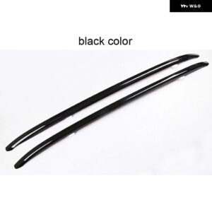 BMW モデル ラゲッジバー ルーフレール ルーフラック X3 G01 2018-2024 OEM スタイル 酸化合金 高輝度 - black color