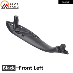 BMW インテリア ハンドル インナードア アームレスト パネル プルトリム カバー 3シリーズ F30 F35 316 318 320 323 325 330 12-17 - Black-Front Left
