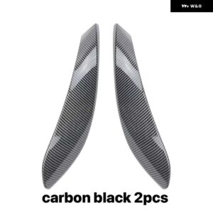 BMW インナーハンドル トリム カバー F30 3GT F80 F31 F32 F33 F34 F35 F36 3 4シリーズプルハンドルアウター 2012-2019 カー - carbon black 2pcs