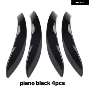 BMW インナーハンドル トリム カバー F30 3GT F80 F31 F32 F33 F34 F35 F36 3 4シリーズプルハンドルアウター 2012-2019 カー - piano black 4pcs